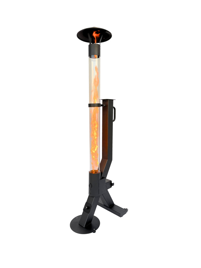 Flamesa® Flare – Mobil pelletskamin för utomhusbruk