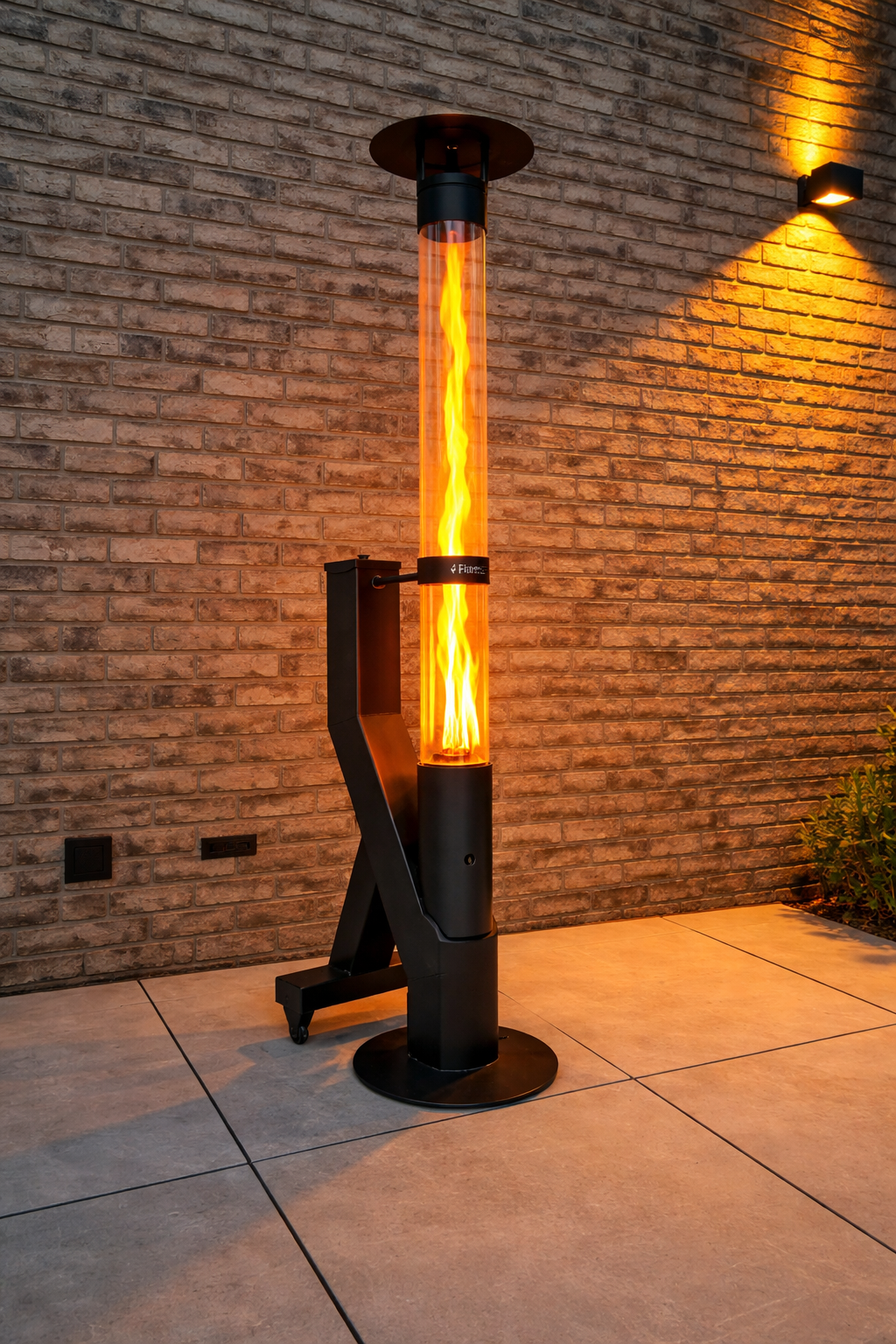 Flamesa Nova Prime - Lyxig pelletkamin för utomhusbruk