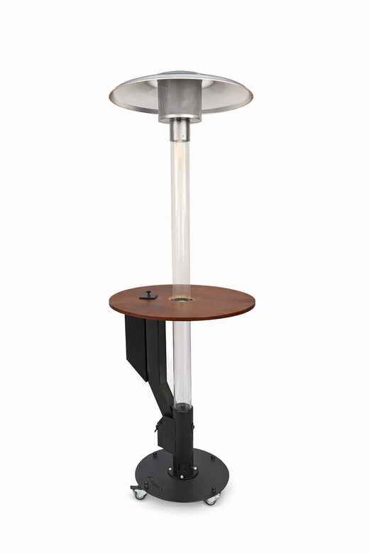 Flamesa® Solaro – Premium Pellet Terrassvärmare med Bord