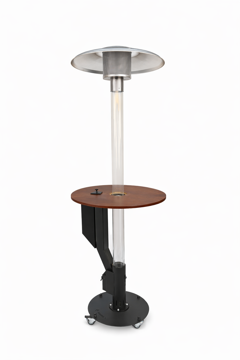 Flamesa® Solaro – Premium Pellet Terrassvärmare med Bord